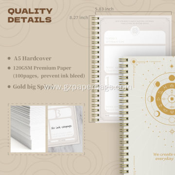 Personalized Spiral Gratitude Journal for Women